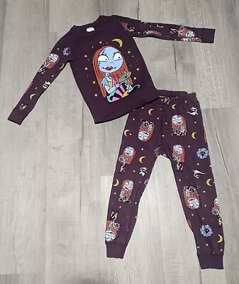 Hanna Anderson Nightmare Before Christmas Sally Pajama Set Girls Sz 4 • $14.99