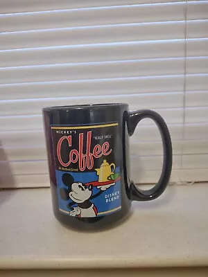 Mickey's Really Swell Coffee Disney Blend Large Mug Cup Mickey Mouse Theme Perks • $7.99