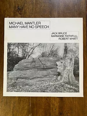 Michael Mantler Many Have No Speech Vinyl LP 1988 German Import WATT/19 ECM • $35