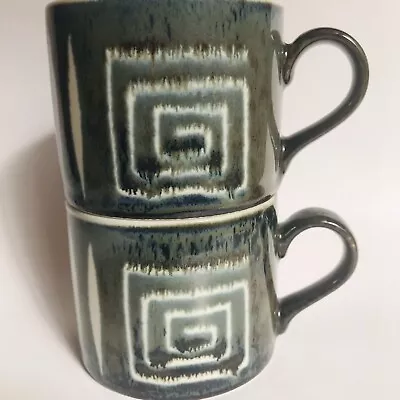 Mikasa Potter's Craft Firesong HP300 Lot Of 2 Coffee Mugs Demitasse Tea Cups  • $16