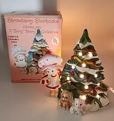 Vintage Strawberry Shortcake Ceramic Christmas Tree • $29.99