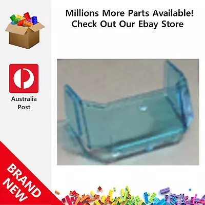 Genuine LEGO™ Transparent Light Blue Glass For Windscreen 4 X 6 X 4 Cab 46103 • $7.90