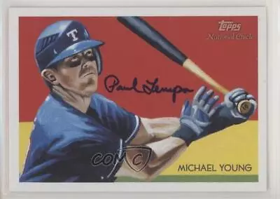 2010 Topps National Chicle Artist Proof /10 Michael Young Paul Lempa By #39 Auto • $35.03