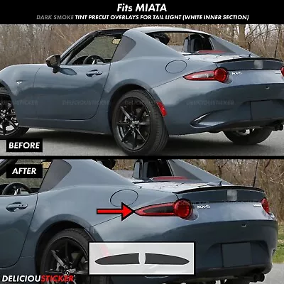 For 2016-2023 Miata SMOKE Tail Light Overlay Tint Vinyl Decal Precut Rear MX-5 • $16.99