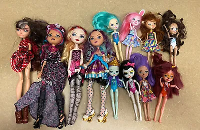 LOT OF 12 Monster High Ever After High Dolls • $90