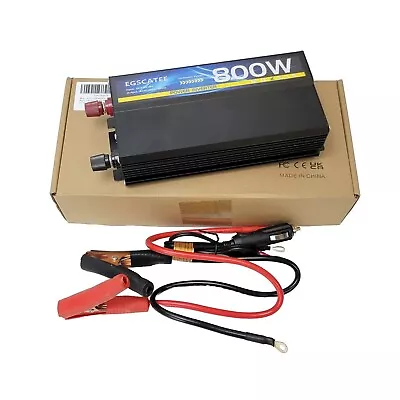 EGSCATEE 800W Power Inverter 12V DC To 120V AC • $39.95