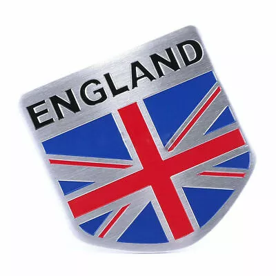 1X ENGLAND Shield 3D Car Boot Badge GB Emblem Decal Decor Sticker Badges Decals • £3.29