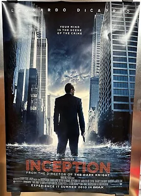 NICE Original 2010 Inception 27x40 D/S Promo Teaser Movie Poster Rolled 1-Sheet • $54