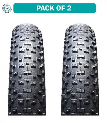 Pack Of 2 Vee Tire Co. Snowshoe XL Tire 26 X 4.8 Clincher Folding Black • $301.16