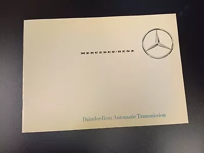 Vintage 1963 Mercedes-Benz Daimler-Benz Automatic Transmission Brochure • $11