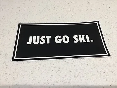 SKI SKIING STICKER FORD HOLDEN TOYOTA MACK RAM TRUCKS CARS SUSPENSION 4x4 • $5.99