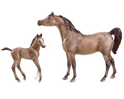 £35.99 • Buy RETIRED Breyer 62047 Arabian Horse And Foal ARAB Classics Collection 1:12 Scale 