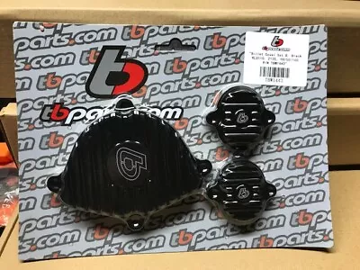 $84.95 • Buy Kawasaki KLX110 DRZ 110 Billet Engine Covers BLACK Cam & Tappet TB Parts TBW1443