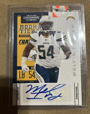 Melvin Ingram 2012 Panini Contenders Chargers Rookie Ticket True Rc Auto #166 • $10