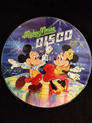 Disney Mickey Mouse Disco 1979 Picture Disk Vinyl Record 1st Pressing Vg++ Cond. • $19.33