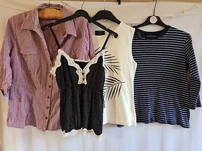 Ladies Clothing Bundle Size 14 14-16 Shirt Top Vests • $5.60