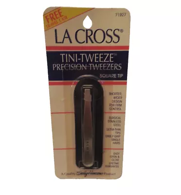 Sally Hansen La Cross Tini-Tweeze Precision Tweezers Square Tip 71927 • $39