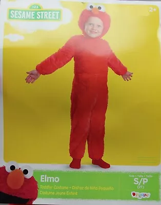 Halloween Sesame Street Red Elmo Toddler Costume Size Small 2T NWT • $22.99