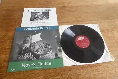 Benjamin Britten Noye's Fludde Brannigan UK ED1 Argo Grooved Oval TAS HP LIST LP • £10