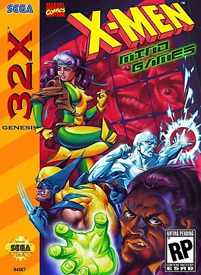 Sega Genesis Classic - X Men Mind Games Video Game Cover Poster 11x15 • $14.99