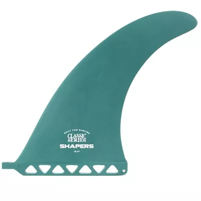 Shapers Classic Longboard Fin 10 Inch Seafoam NEW Surfboard Aqua Green • £64.95