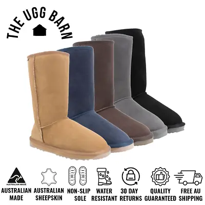 UGG Boots Tall Classic | Australian Made A-Grade Sheepskin | Water Resistant • $169