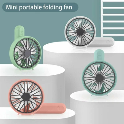 $11.39 • Buy Air Portable Fans Cooling Neck Rechargeable Foldable USB Hand Held Desk Mini Fan