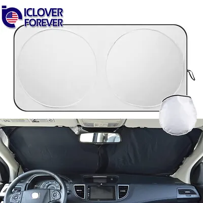 Windshield Sun Shade Cover Foldable Car Truck Front Window Shield UV Block Visor • $8.99