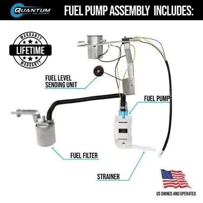 QFS In-Tank EFI Fuel Pump Assembly For 1995-99 Harley Davidson Touring 61342-95A • $218.98
