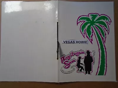 VEGAS HOWIE 1 Play It Again Sam Menu Dec 1978 Desert Motel Photo Postcard Park • $48.88