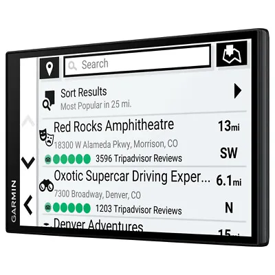 Garmin 010-02470-00 DriveSmart 76 GPS Navigator With Bluetooth Alexa And • $373.25