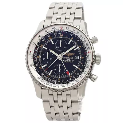 BREITLING Navitimer World Watches A24322 Stainless Steel/Stainless Steel Mens • $4036