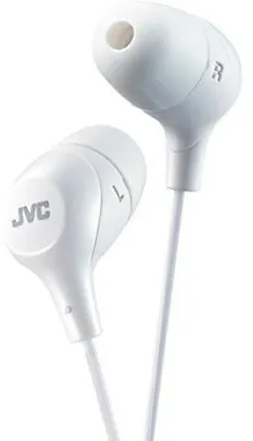 JVC HAFX38W Marshmallow Earphones (White) [New Headphone] White In-Ear • $13.90