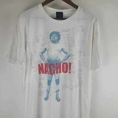 Vintage 00's Y2K Nacho Libre Movie Promo Jack Black Comedy Shirt XL  • $54