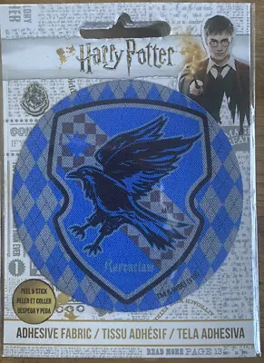 £2.49 • Buy Harry Potter Adhesive Fabric Transfer Ravenclaw Shield Iron On.