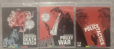 BRAND NEW Hiroshima Death Match Proxy War The Yakuza Papers Blu-ray Arrow Video • $200