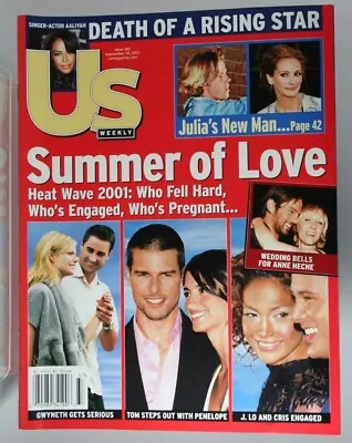 US Weekly #343 Aaliyah Julia Roberts Tom Cruise J. LO Anne Heche Summer Of Love • $12.99