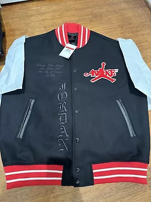 Jordan & Awake NY Varsity Jacket - LARGE Brand New - IN HAND • $1399