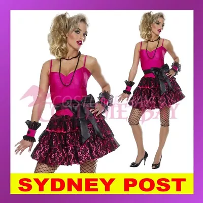 80s Madonna Pop Star Diva Cyndi Lauper Material Girl Dress Up Hens Party Costume • $16.05