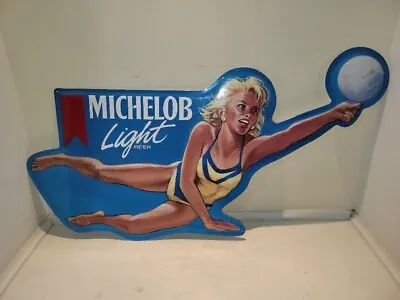 Vintage 1990 Michelob Light Beer Volleyball Sign • $45