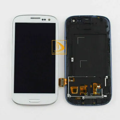 For Samsung Galaxy S3 I9300 Touch Screen Digitizer LCD Screen Assembly + Frame • $28.82