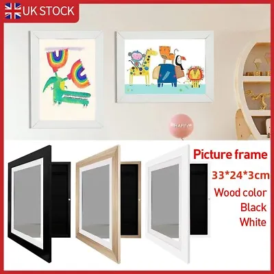 Kids Art Frames Front Opening Changeable Picture Display Projects Crafts Photos • £6.99