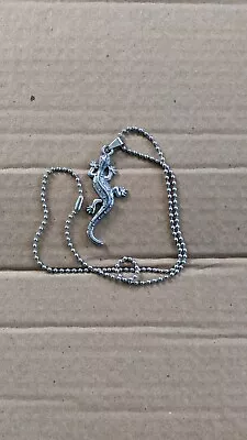 Men - Stainless Steel - Lizard Pendant With 20 Inch Chain • $12.99