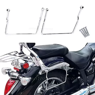 $44.70 • Buy 1999-up Yamaha V Star 1100 Custom Classic Saddle Bag Support Brackets Bars Mount