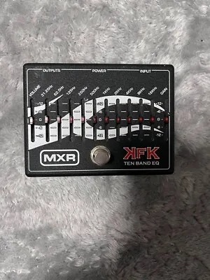 MXR KFK-1 EQ Electric Guitar Effects Pedal Black Very Good • $133.09