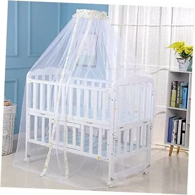  Baby Crib Mosquito NetBaby Canopy Bed NettingBaby Toddler 1.6M*4.2M Yellow • $19.84