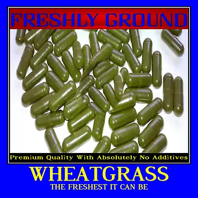 $13.95 • Buy WHEATGRASS GREEN  No Additives Max High Potency Fresh 100 Vegetable Capsules