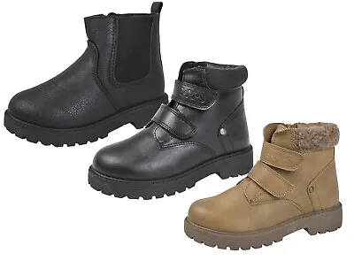 £14.99 • Buy BMS Buckle My Shoe Boys Faux Leather Chelsea Ankle Boots School Shoes Size