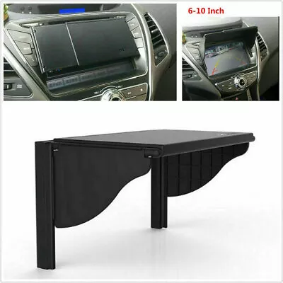 Adjustable 6-10'' Car GPS Navigation Radio Cover Hood Sun Visor DVD Sunshade NEW • $9.01