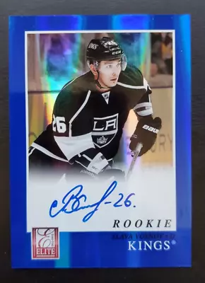 2011-12 Elite Rookies Slava Voynov On Card Rookie Auto #252 Los Angeles Kings • $5.99